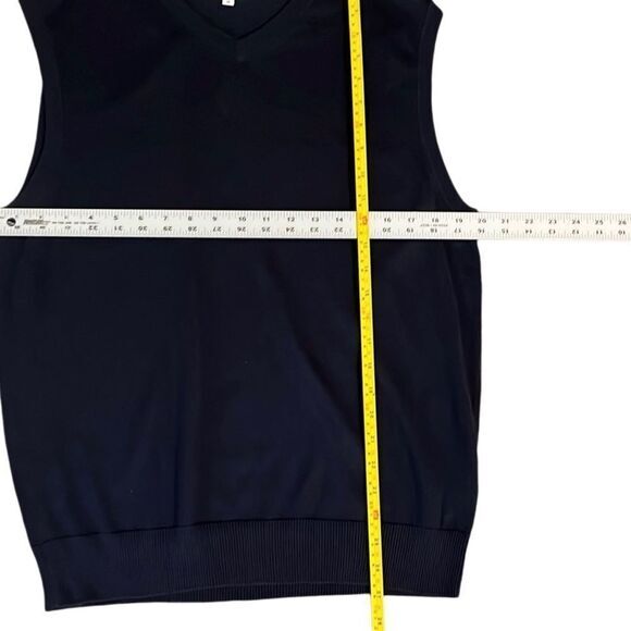 TURNBURY Men's Sweater Vest Sz M Silk Blend V-NECK Banded Hem PULLOVER‎ - Picture 7 of 7